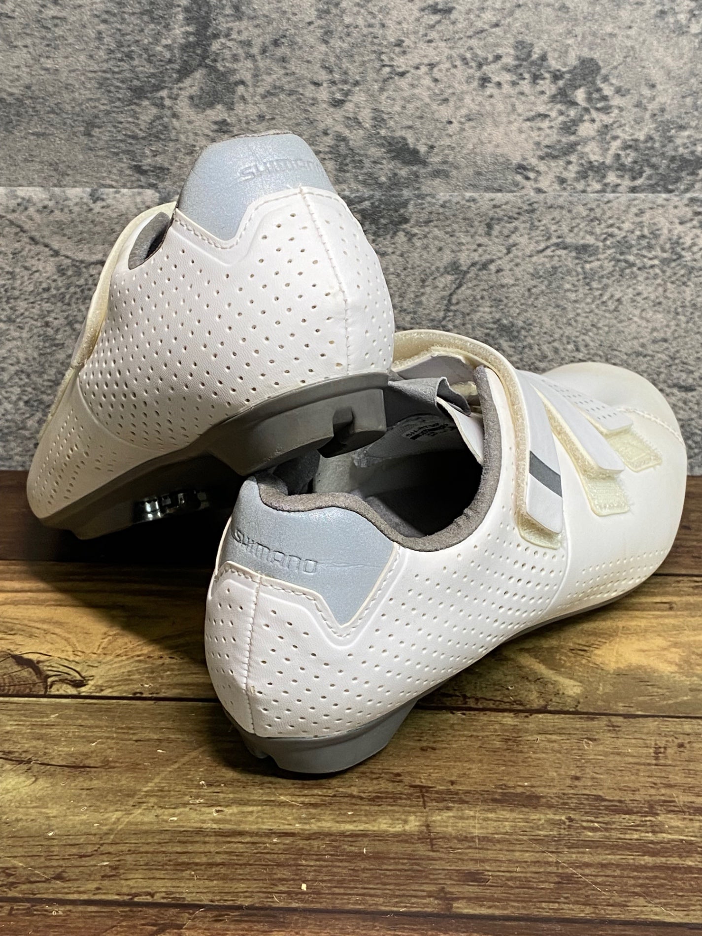 JB152 シマノ SHIMANO RT5 SH-RT500-W ビンディングシューズ 白 EU38 2穴
