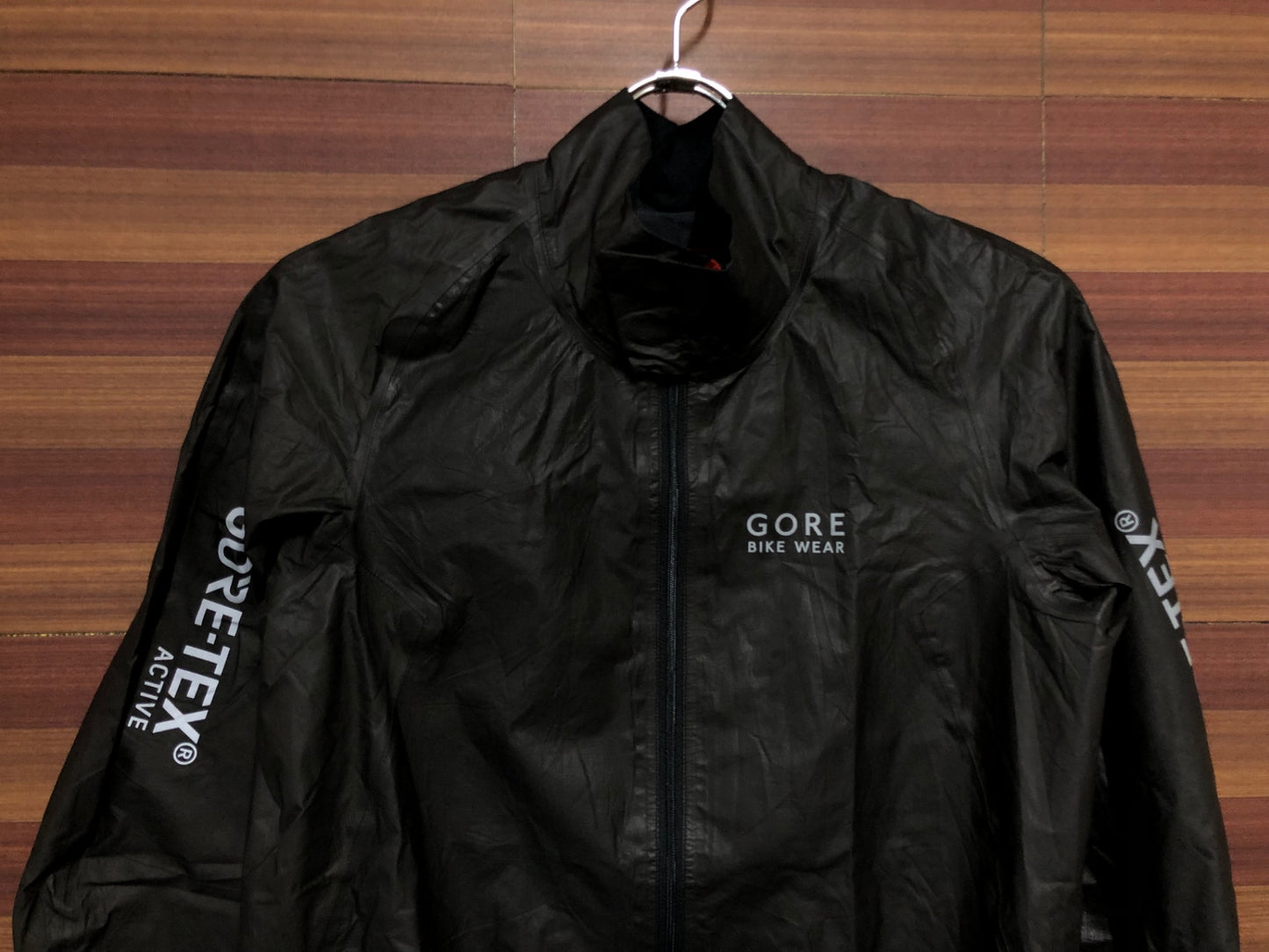 IK932 ゴアバイクウェア GORE BIKE WEAR 長袖 ウィンドブレイカー 黒 M GORE-TEX ACTIVE