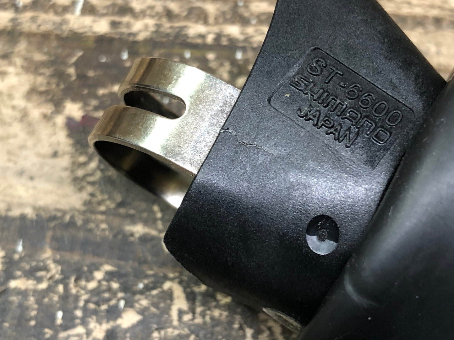 JA819 シマノ SHIMANO アルテグラ ULTEGRA ST-6600 STIレバー 2x10S ※フライトデッキ配線の断線、ブラケット割れ、変速不良のためジャンク