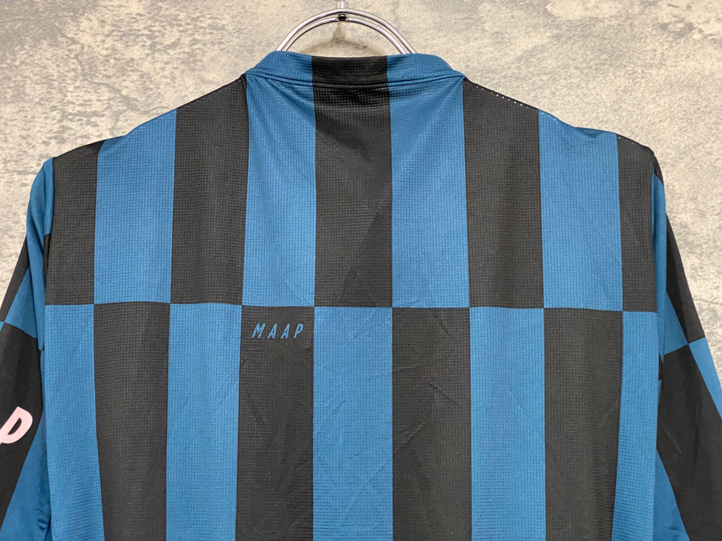 JB387 マープ MAAP PRO FIT JERSEY 半袖 サイクルジャージ 黒 青緑 M