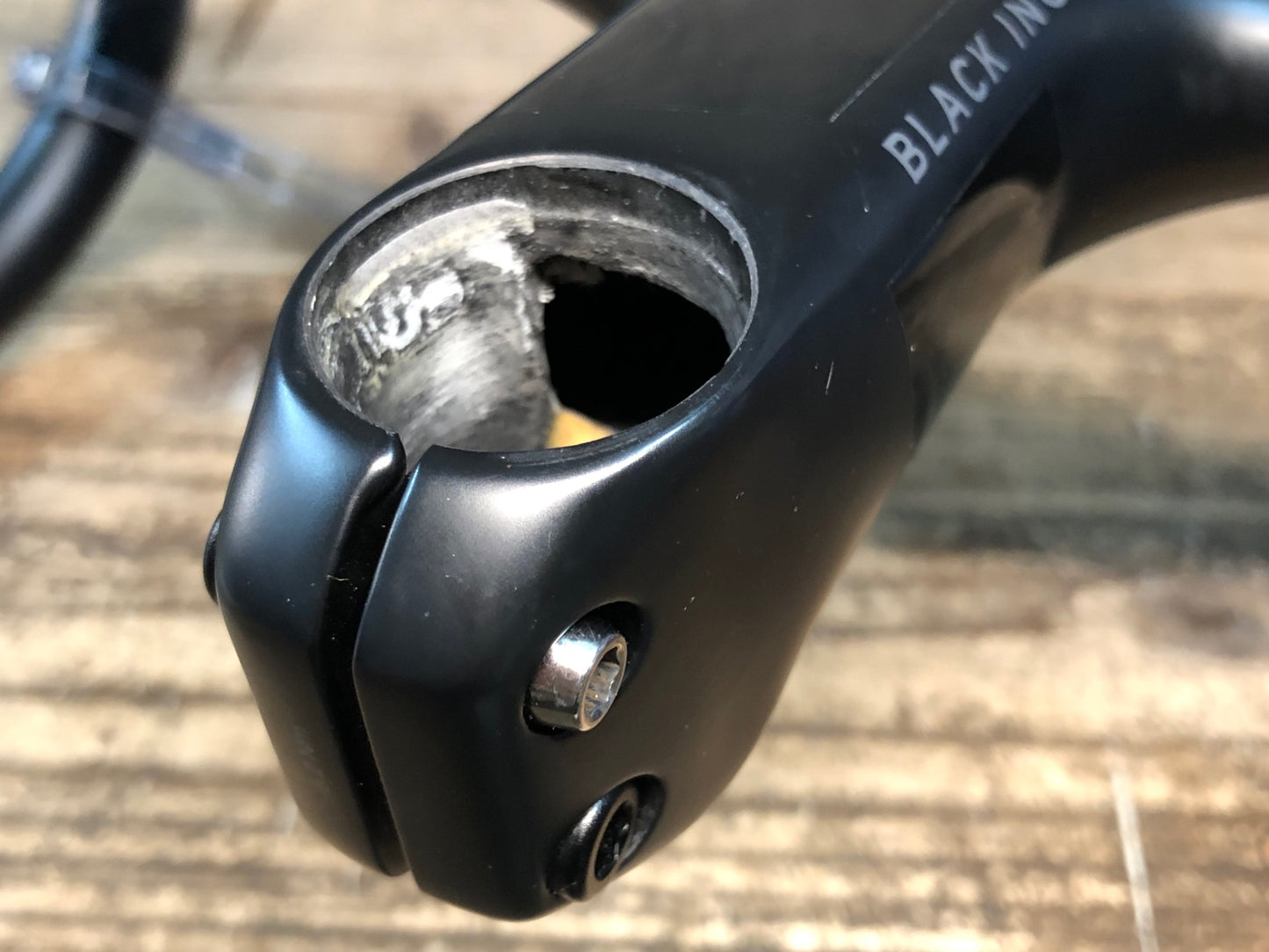 IX391 ブラックインク BLACK INC INTEGRATED BARSTEM ステム ハンドル 一体型 ブラケットC-C400mm 100mm 純正マウント付属