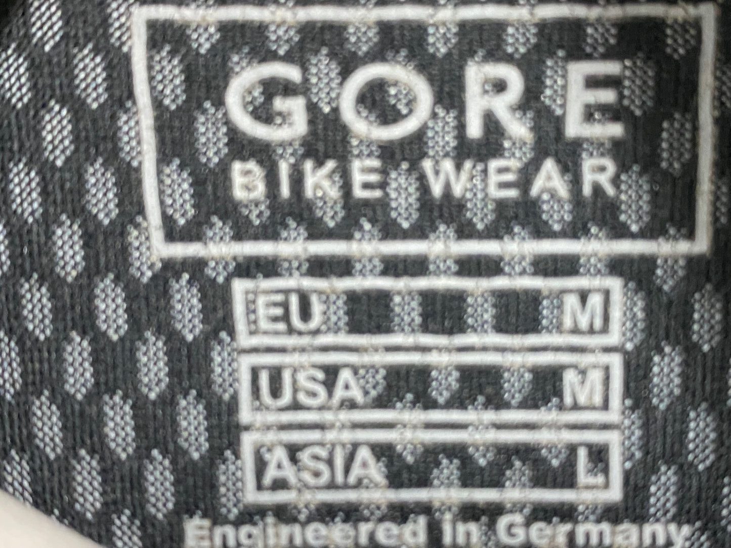 IJ788 ゴア GORE BIKE WEAR 長袖 サイクルジャケット 白 アジアLサイズ 裏起毛