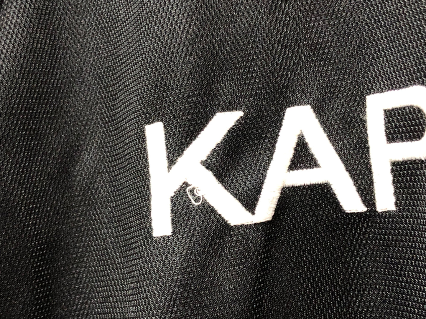 IQ844 カペルミュール KAPELMUU 半袖 サイクルジャージ 黒 ハーフジップ ※サイズ不明