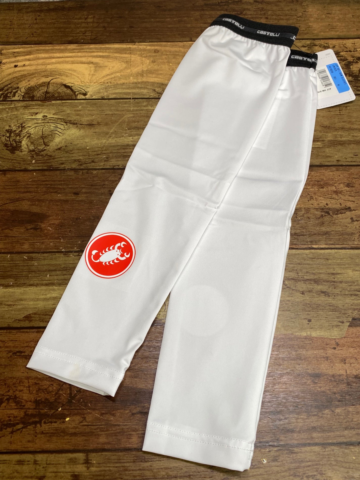 IV857 カステリ CASTELLI UPF 50+ ARM SKINS アームカバー 白 M