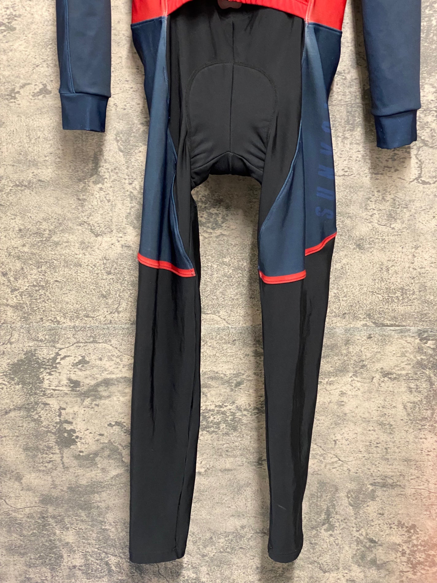 JC670 サンボルト SUNVOLT 長袖 セパレート ワンピース 赤 L 裏起毛 ※スレ