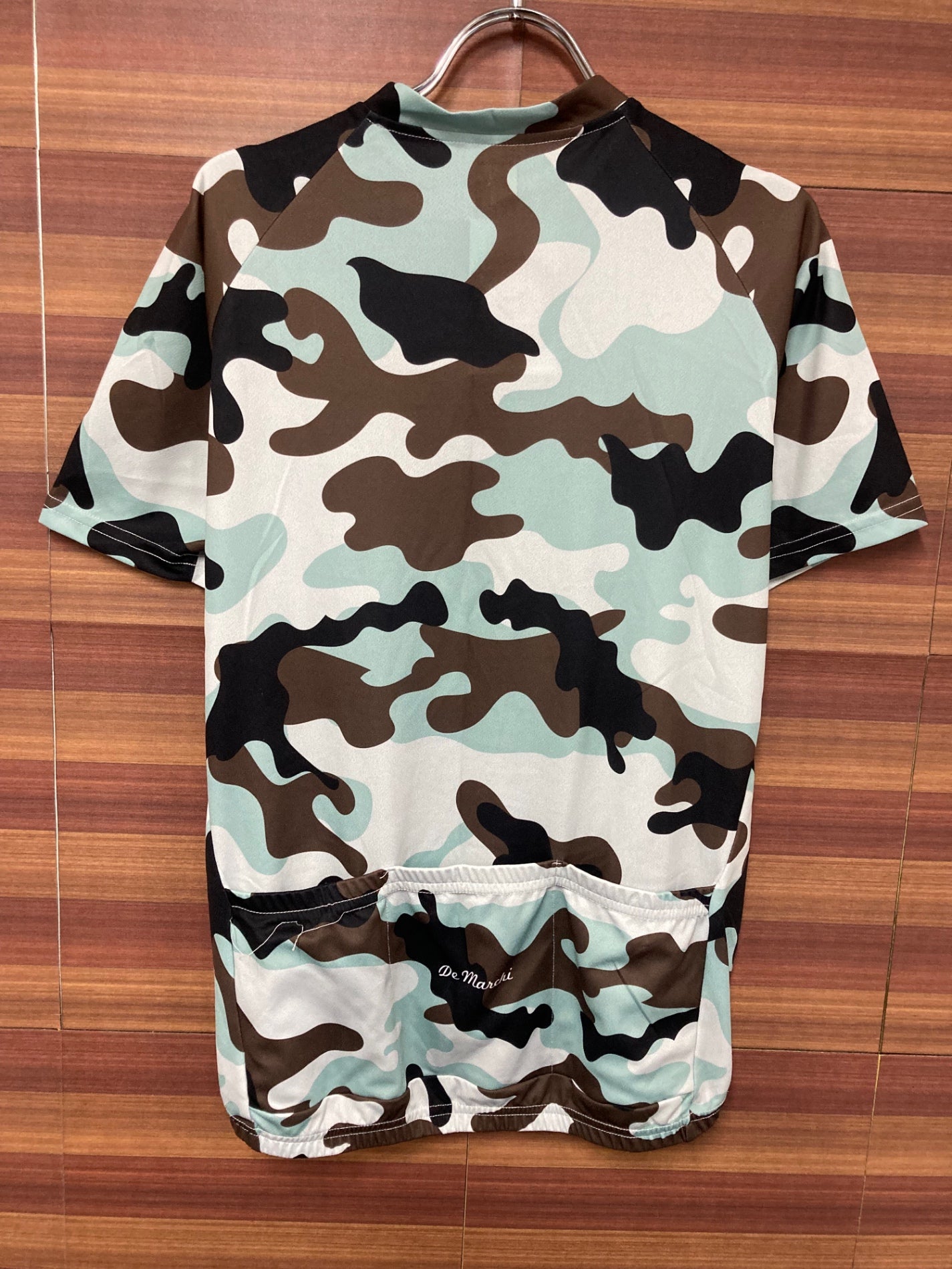 IM206 デマルキ De Marchi 半袖 サイクルジャージ カモフラージュ L