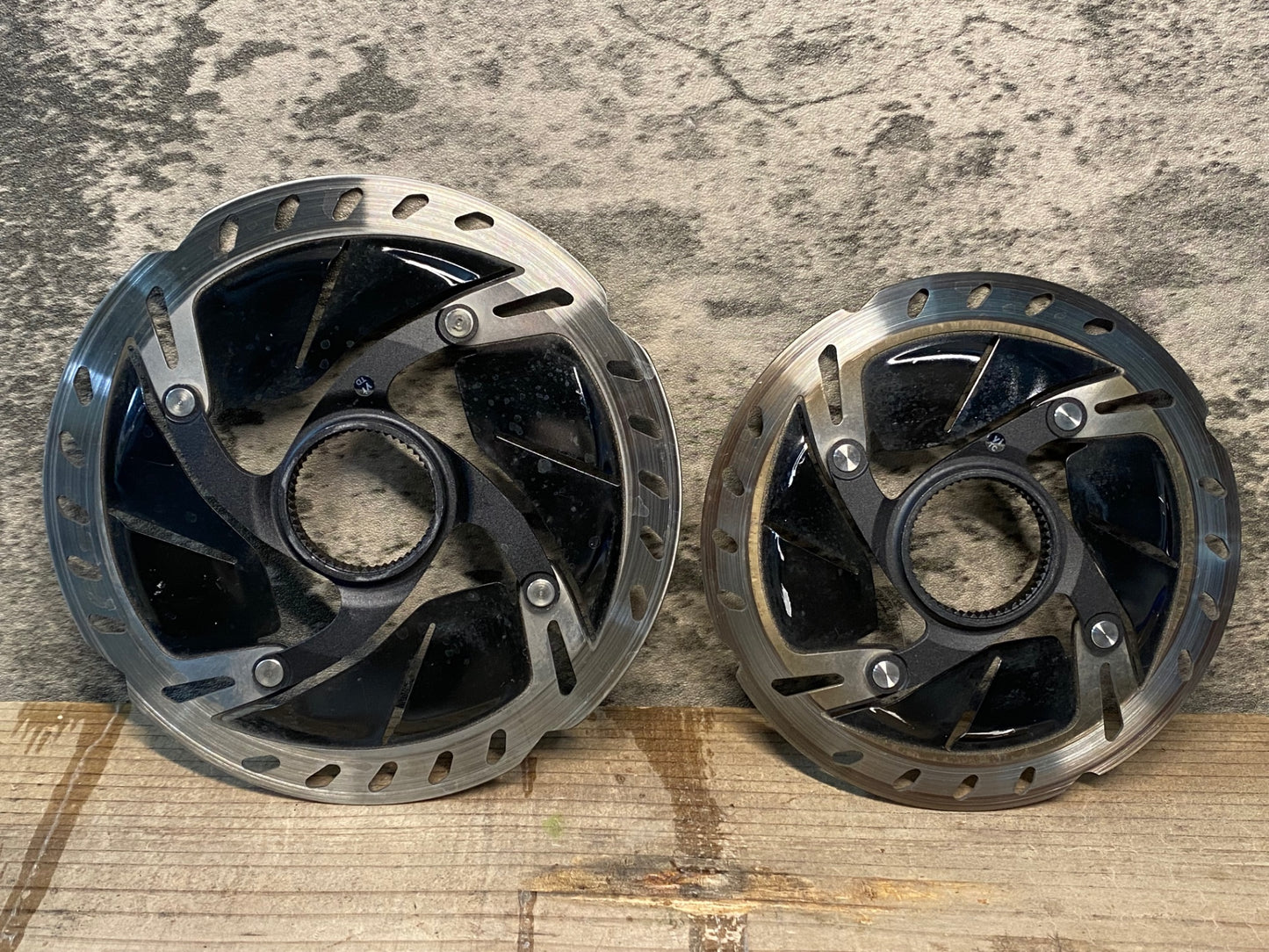 IQ490 シマノ SHIMANO デュラエース DURA-ACE SM-RT900 ディスクブレーキローターセット Φ160/140  実測1.75/1.75mm