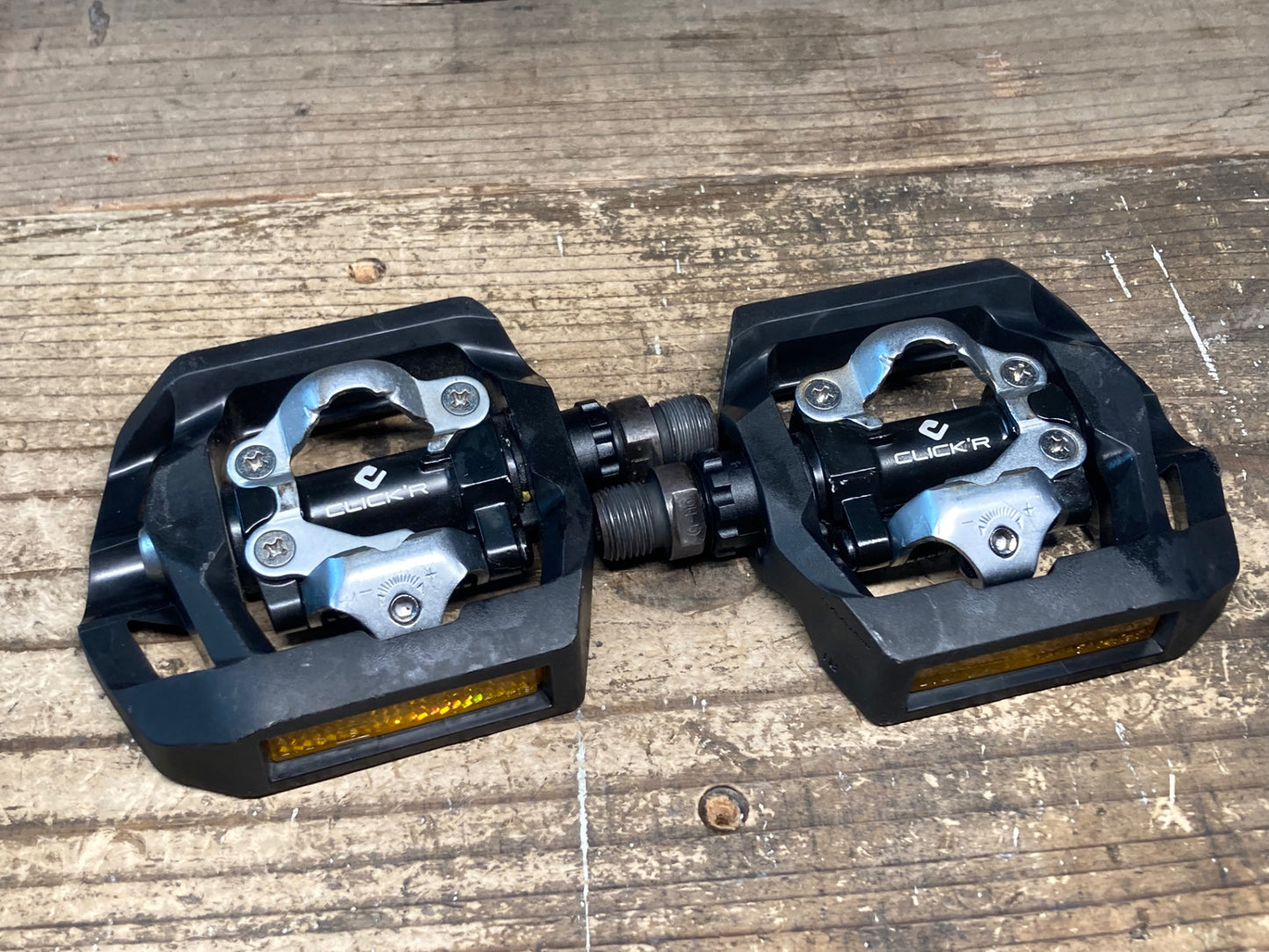 IV132 シマノ SHIMANO PD-T420 片面フラット ビンディングペダル