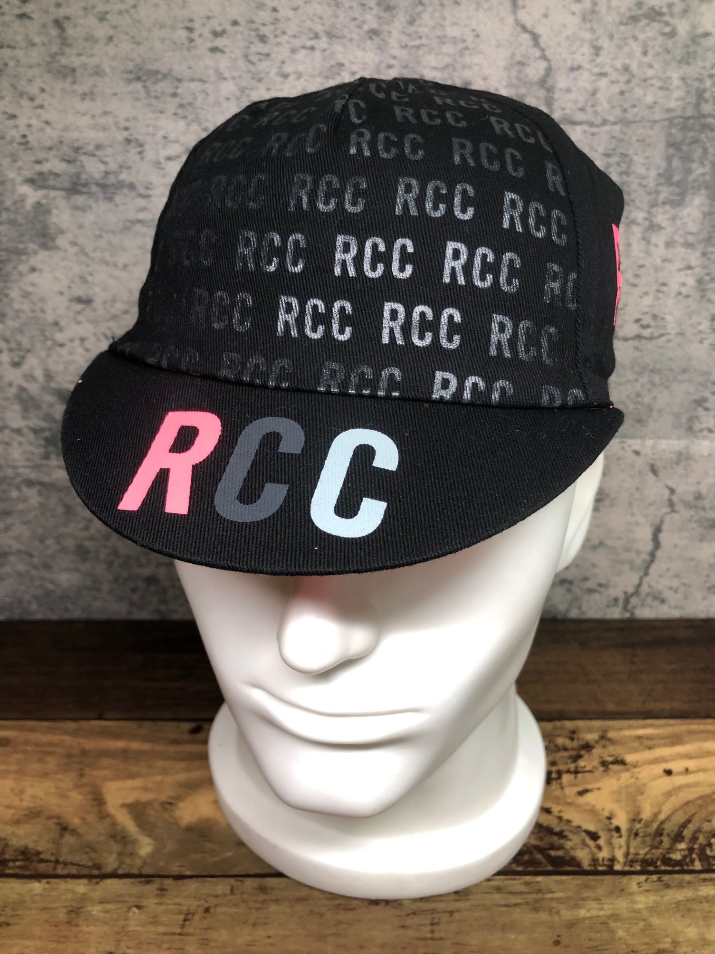 IT283 ラファ Rapha サイクルキャップ 黒 ピンク フリーサイズ RCC