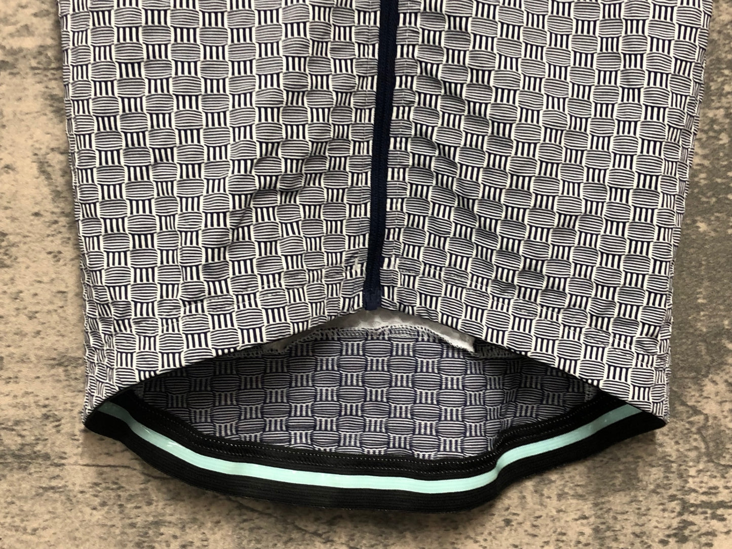 JD100 カフェドシクリステ CAFE DU CYCLISTE FRANCINE Man 半袖 サイクルジャージ 白 紺 XS