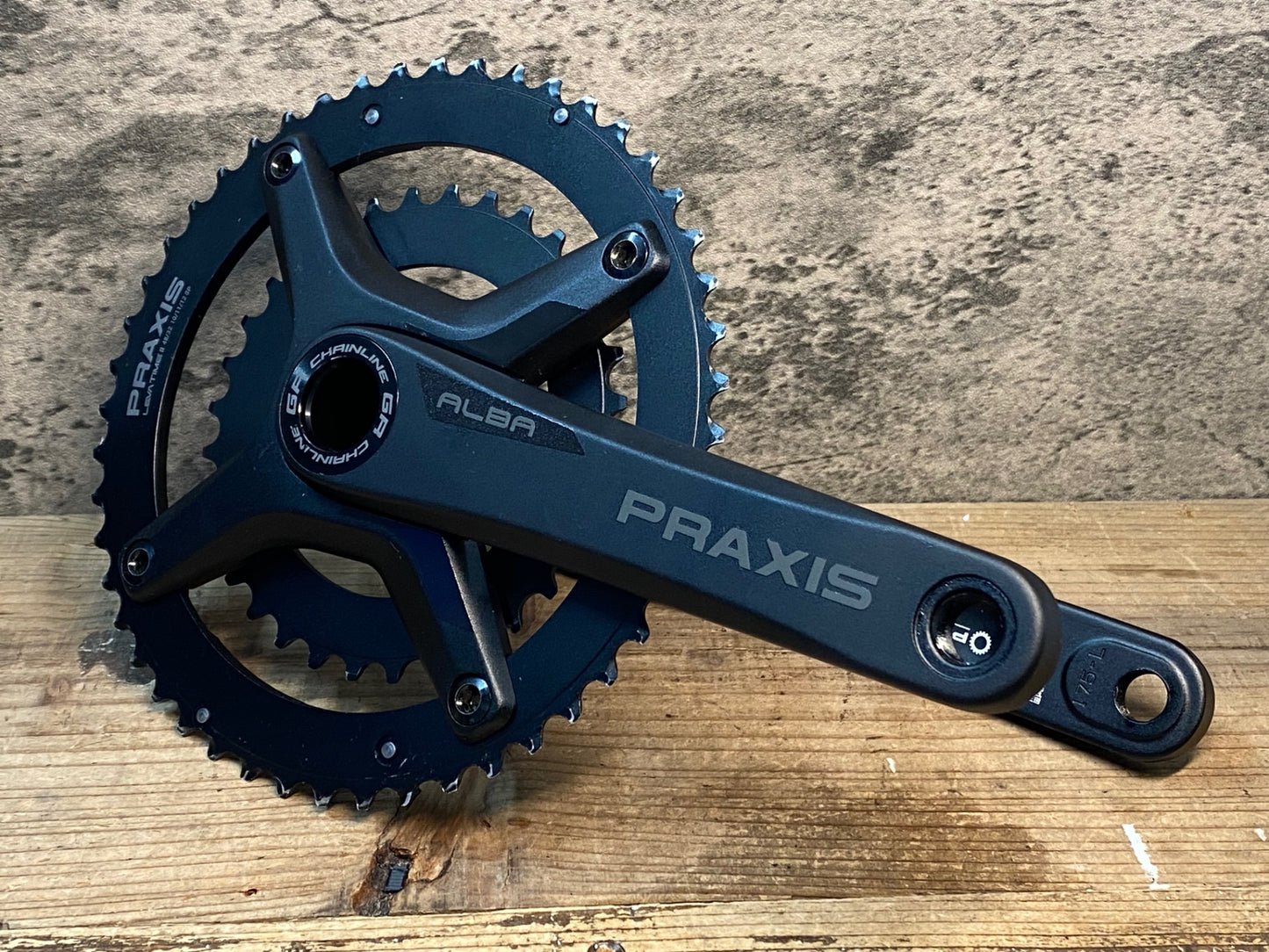 IA986 プラクシスワークス Praxisworks ALBA アルミ クランクセット 175mm 48-32T M30