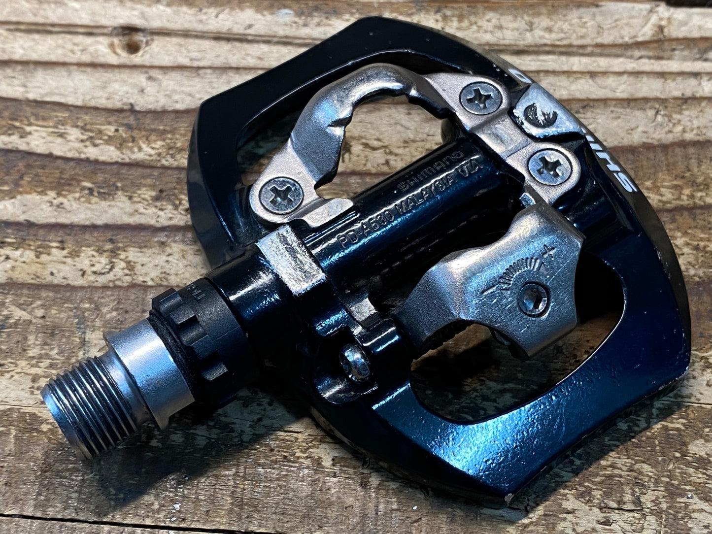 JD570 シマノ SHIMANO PD-A530 ビンディングペダル 片面フラット