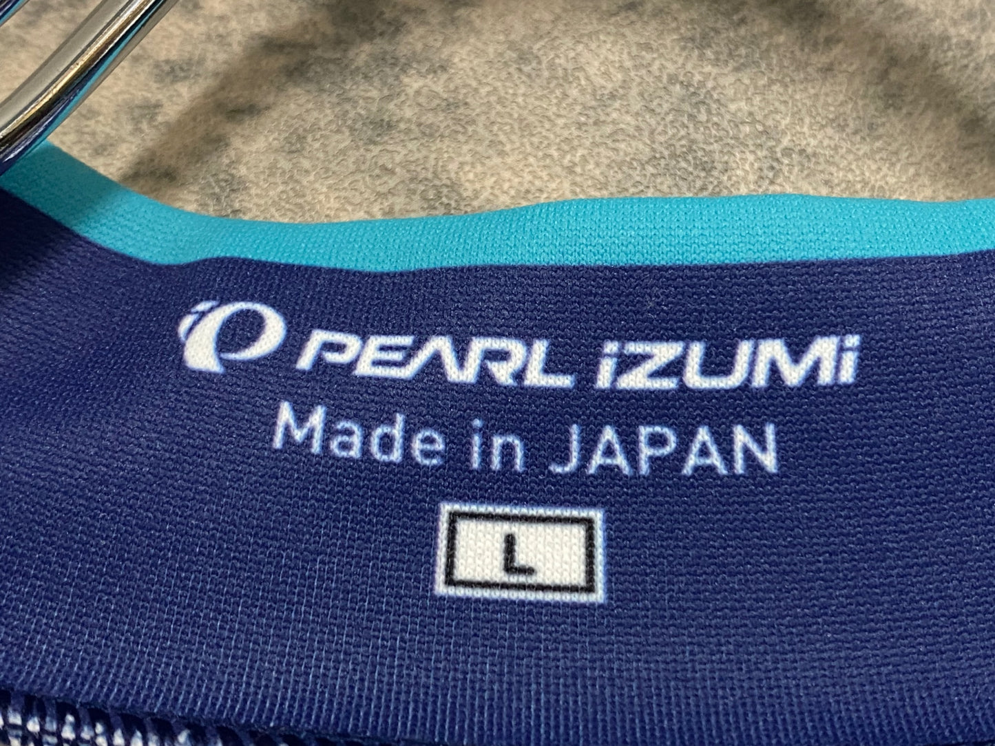 IY596 パールイズミ PEARL iZUMi 長袖 サイクルジャージ 裏起毛 青 L
