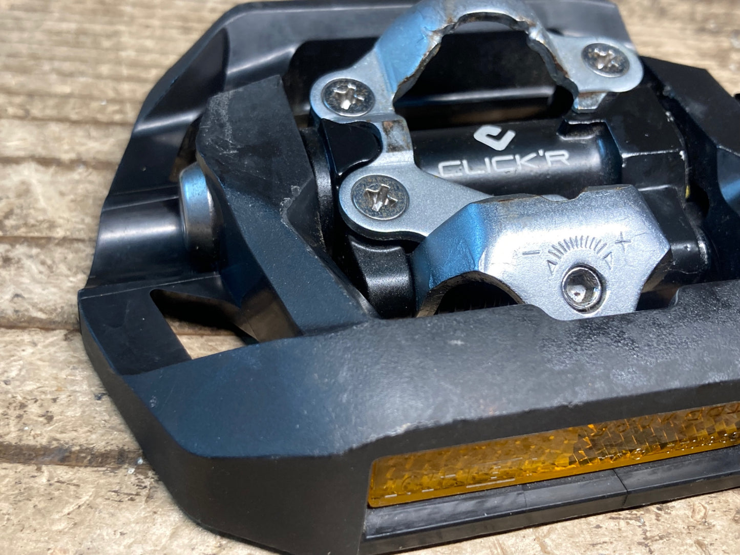 IV132 シマノ SHIMANO PD-T420 片面フラット ビンディングペダル