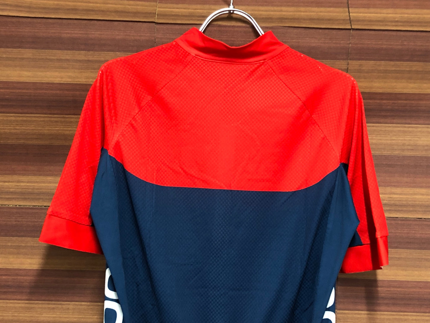 IS465 POC 半袖 サイクルジャージ 赤 紺 M