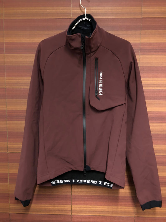 IO496 プロトンド パリ PELOTON DE PARIS 長袖 サイクルジャケット 赤紫 S