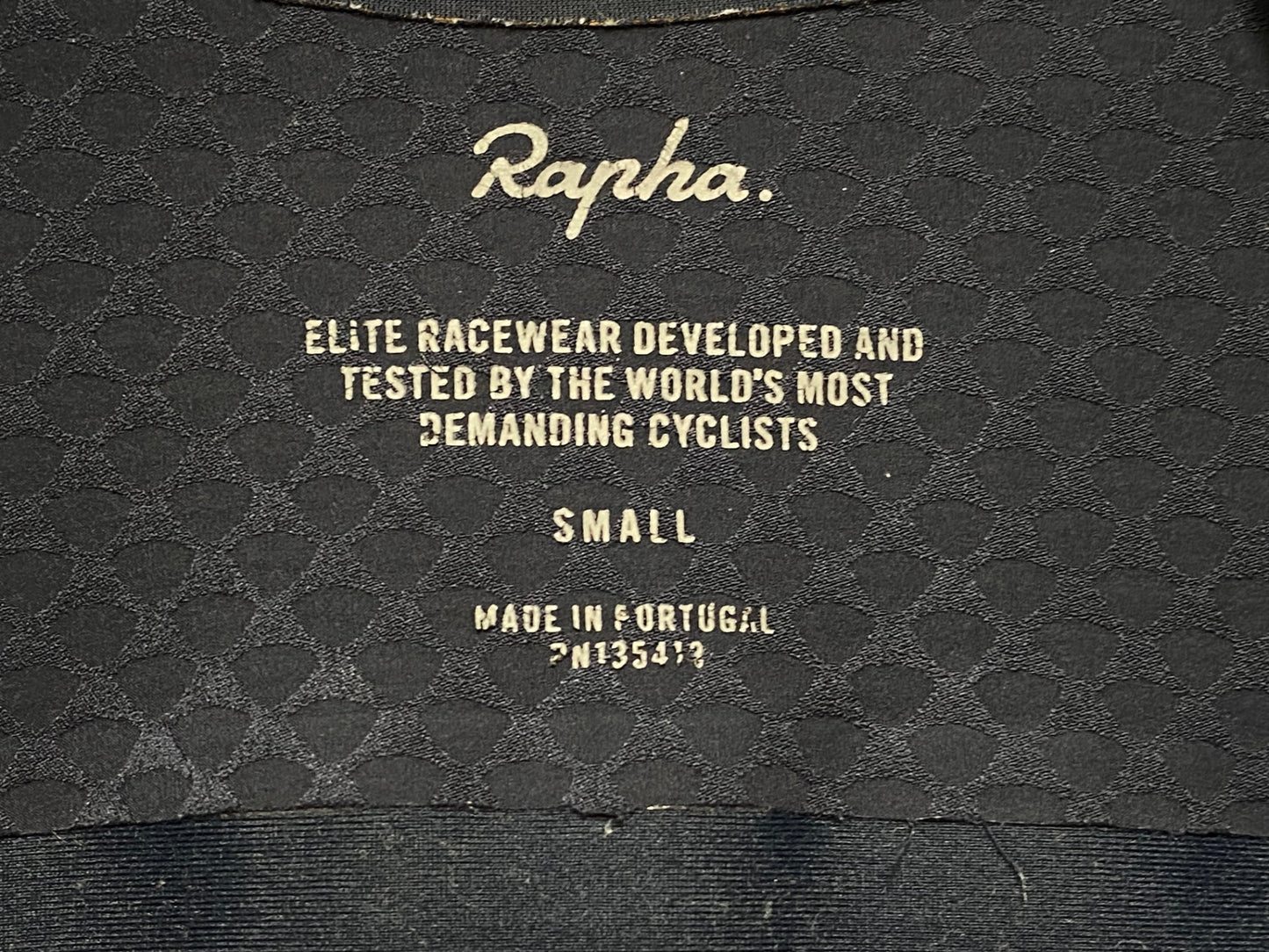 JA551 ラファ Rapha PRO TEAM LONG SLEEVE AERO JERSEY 長袖 サイクルジャージ 紺 S 裏起毛