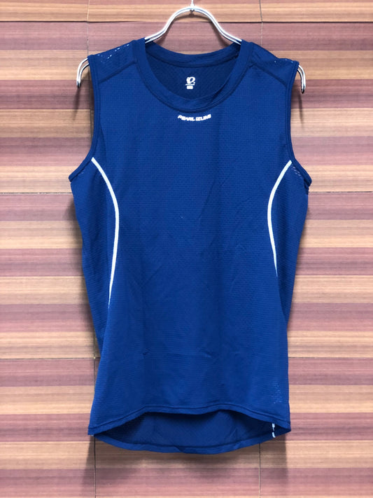 IQ855 パールイズミ PEARL iZUMi ノースリーブ べースレイヤー 青 L