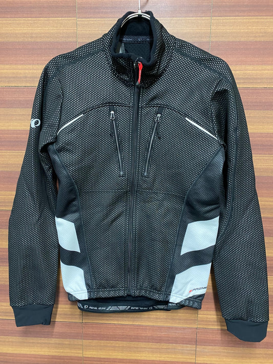 IP611 パールイズミ PEARL iZUMi 長袖 サイクルジャケット 黒 M 裏起毛 WIND BREAK TITANIUM