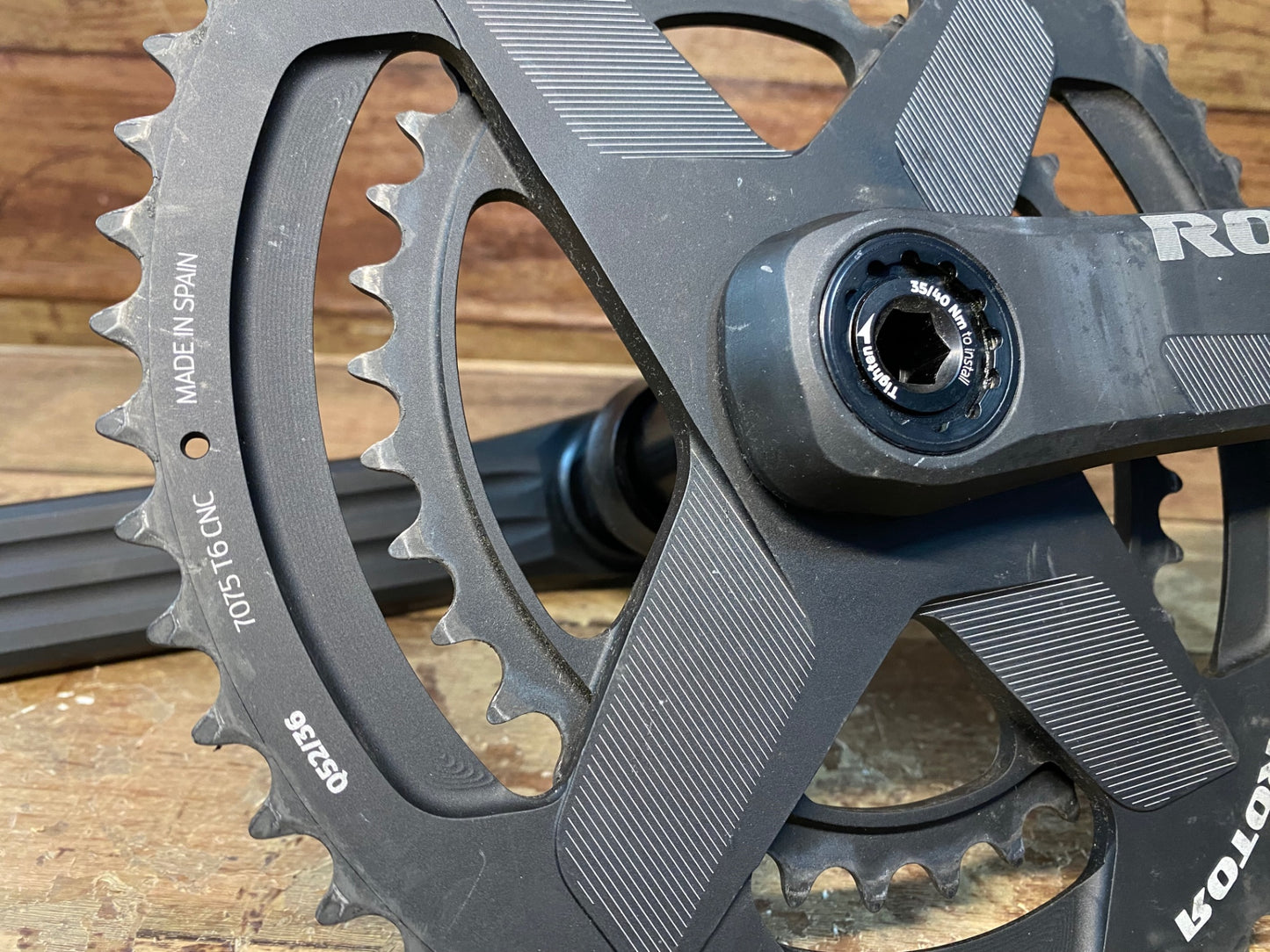 IM836 ローター ROTOR アルデュ ALDHU クランクセット 160mm 52/36T 楕円 ROAD AXLE Φ30