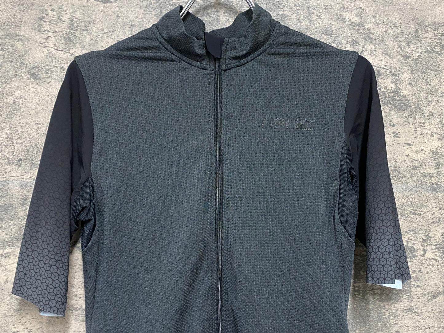 IU718 レリック reric 半袖 サイクルジャージ XL 黒白