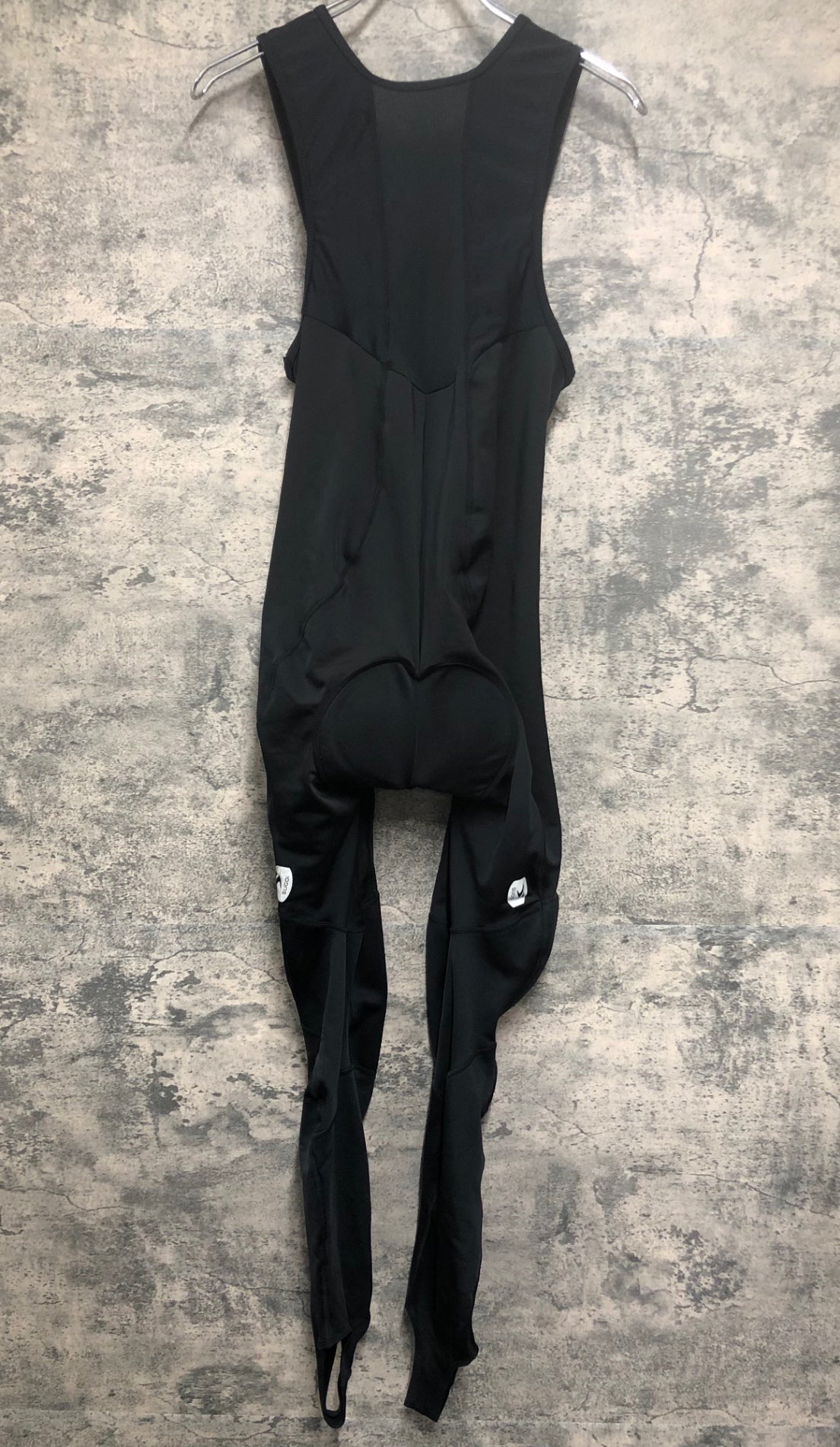 IW609 スゴイ SUGOi ビブタイツ 黒 L 裏起毛 ※擦れ