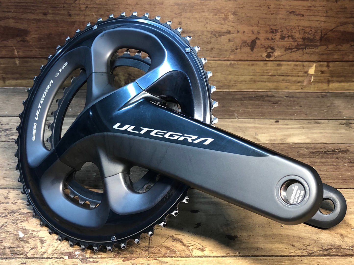 ID647 シマノ SHIMANO アルテグラ ULTEGRA FC-R8000 クランクセット 170mm 50/34T 刻印TC ※リコール対象外