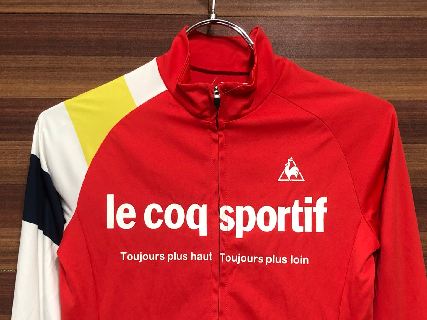 IL343 ルコックスポルティフ le coq sportif 長袖 サイクルジャージ オレンジ レディーズ S