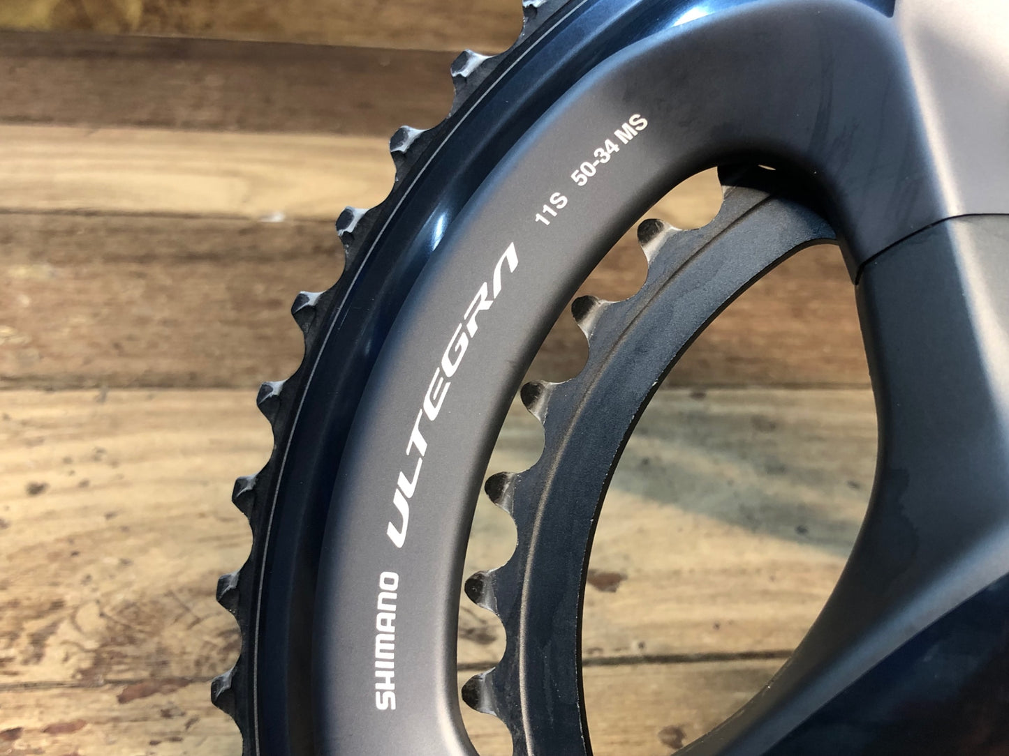 ID647 シマノ SHIMANO アルテグラ ULTEGRA FC-R8000 クランクセット 170mm 50/34T 刻印TC ※リコール対象外