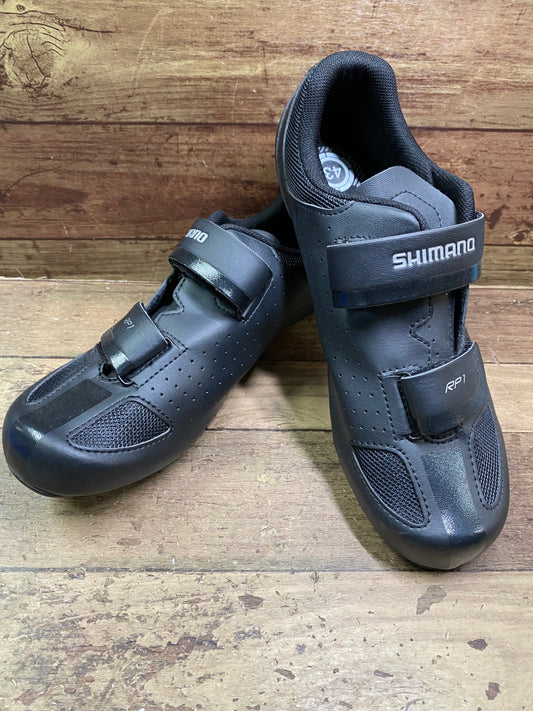 IJ223 シマノ SHIMANO RP-1 ビンディングシューズ 黒 EU43