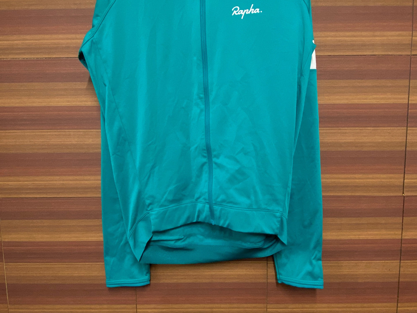 IH883 ラファ Rapha CORE LONG SLEEVE JERRSEY 長袖 緑 M 裏起毛