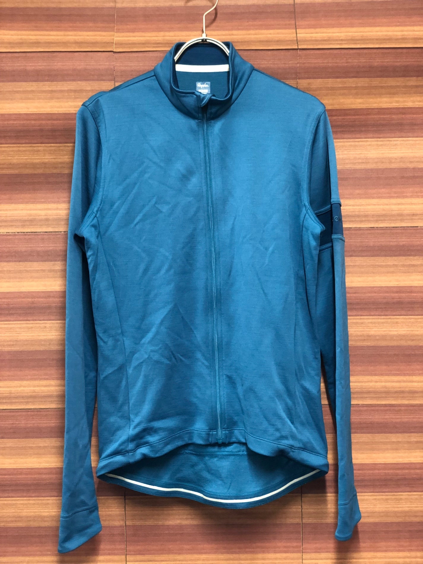 IR112 ラファ Rapha LONG SLEEVE JERSEY 長袖 サイクルジャージ 緑 M