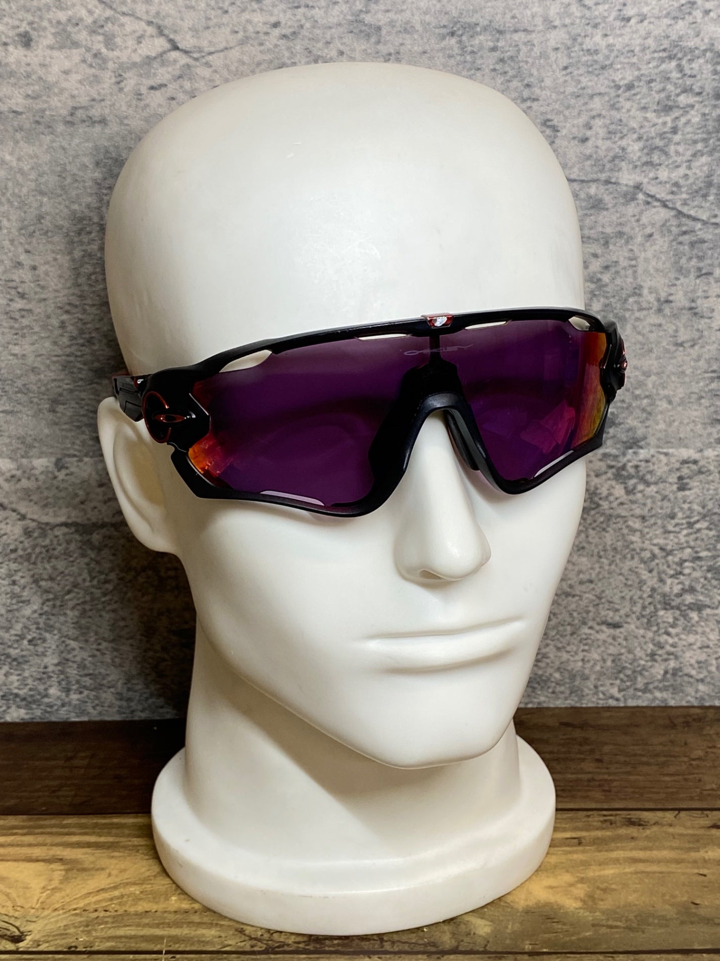 JD365 オークリー OAKLEY ジョウブレイカー JAWBREAKER サングラス アイウェア 黒 ※レンズ剥がれ,ツル剥がれ,傷の為ジャンク
