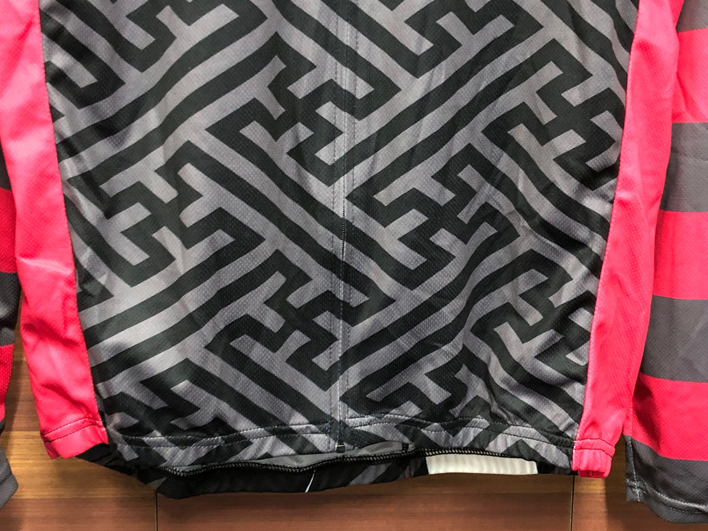 IS998 チャンピオンシステム Champion System 長袖 サイクルジャージ 黒 ピンク L