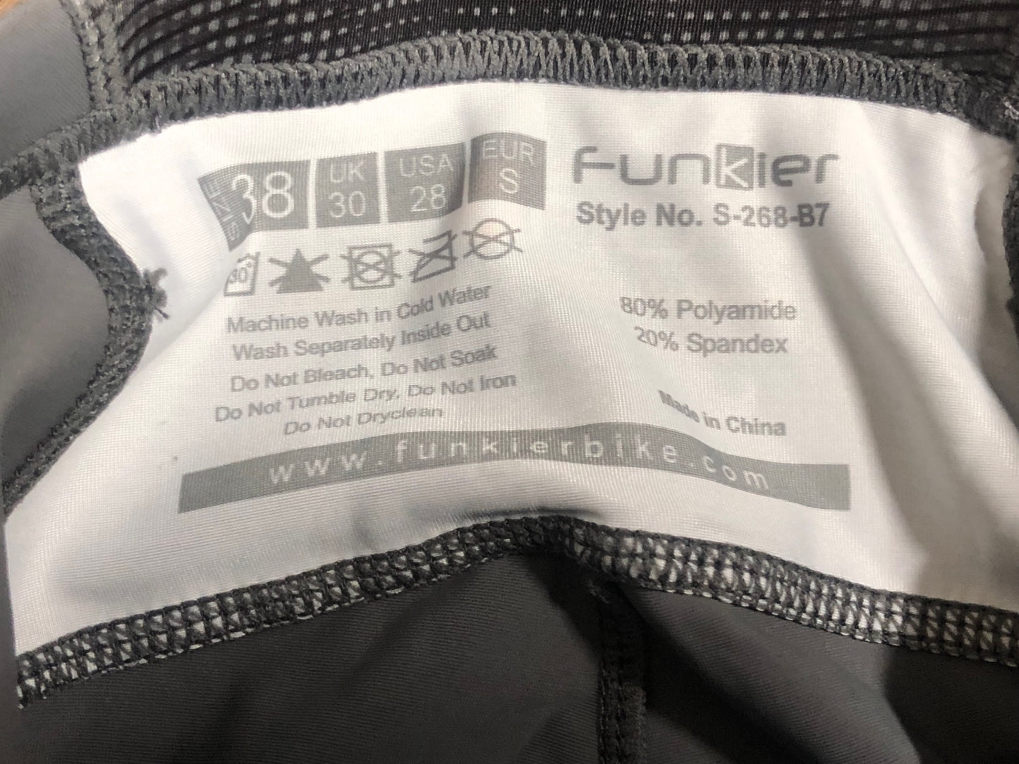 IM325 ファンキア Funkier レーサーパンツ グレー 38