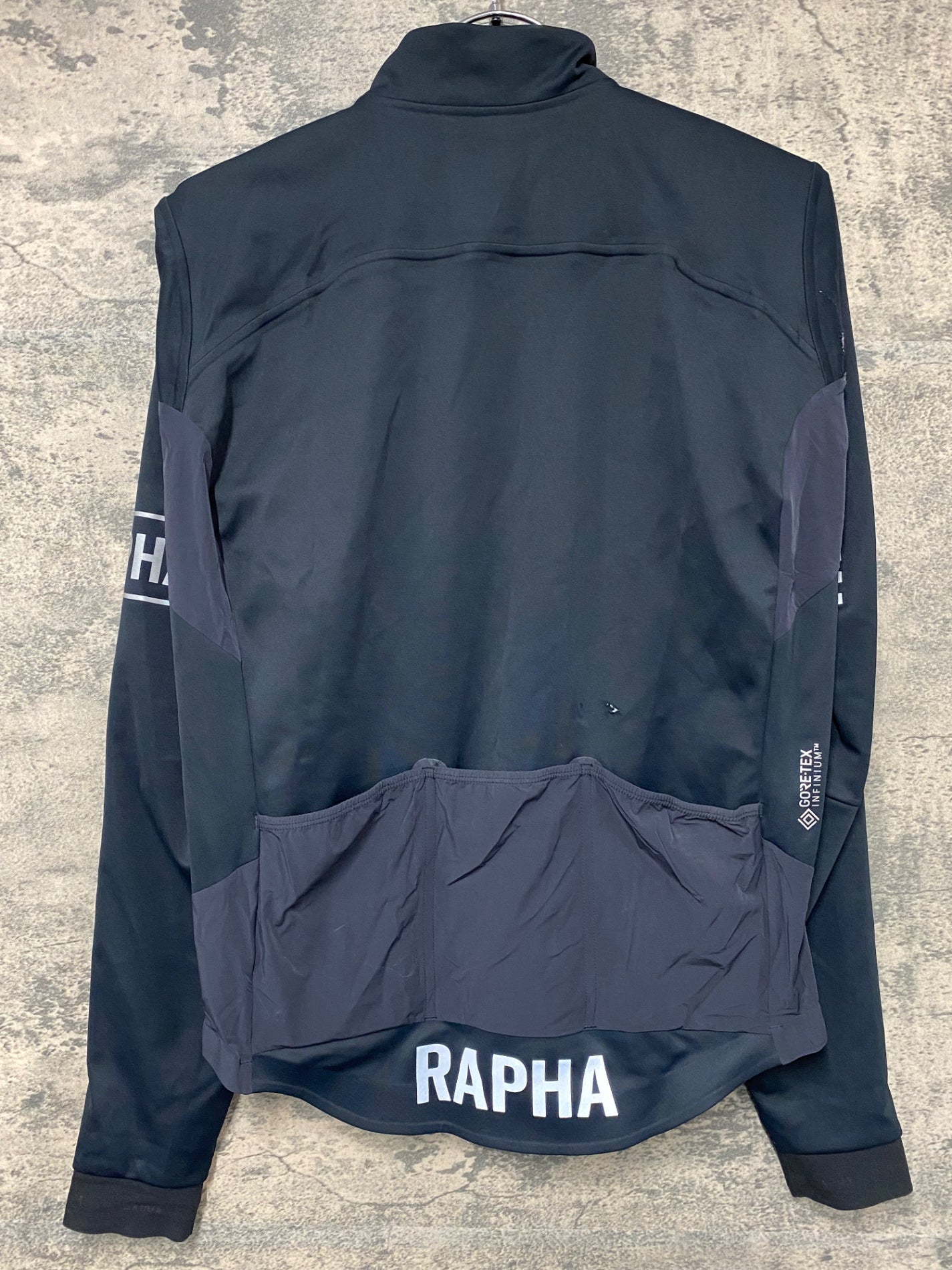 IW348 ラファ Rapha PRO TEAM LONG SLEEVE INFINIUM JERSEY 長袖 サイクルジャージ 黒 L ※傷