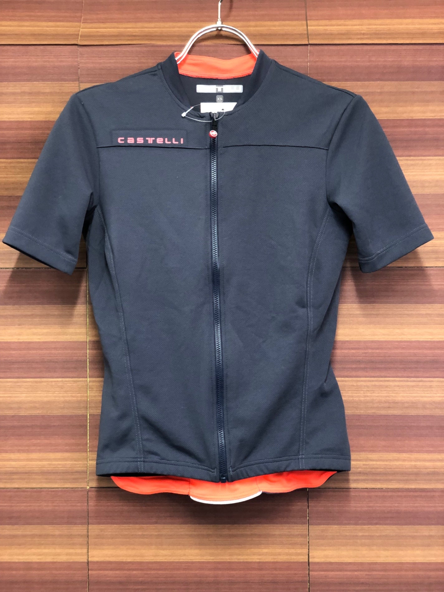 IR209 カステリ castelli 半袖サイクルジャージ グレーXS レディース