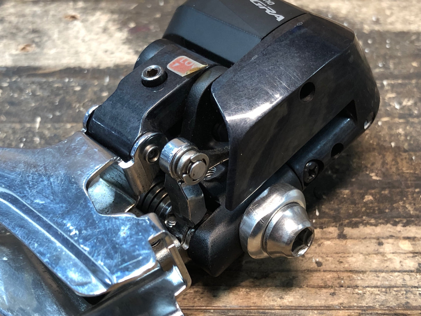 IV257 シマノ SHIMANO アルテグラ ULTEGRA FD-6870 直付 2S フロントディレイラー DI2 ※動作確認済