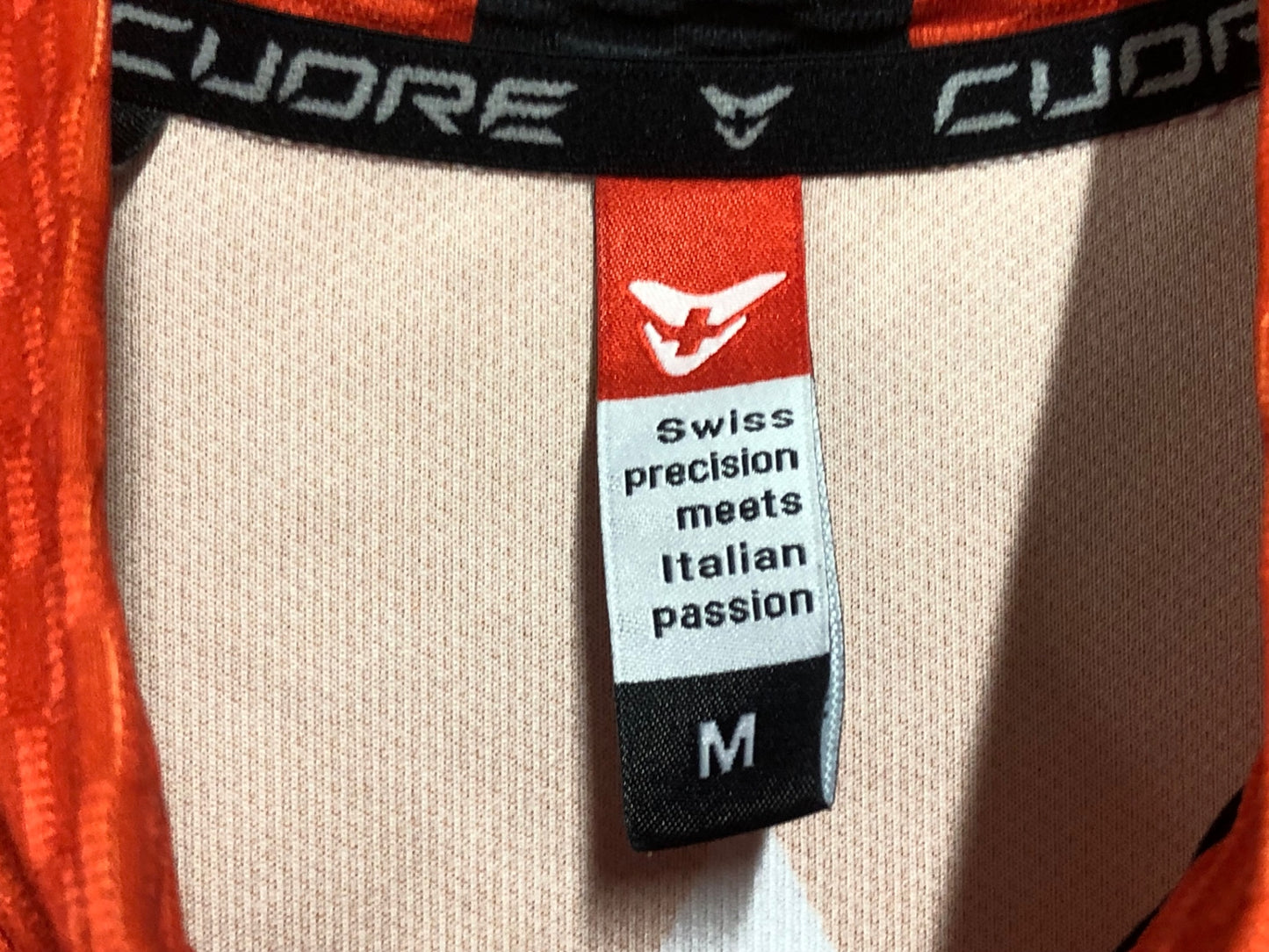 IN751 クオレ CUORE 半袖 サイクルジャージ オレンジ M STRAVA