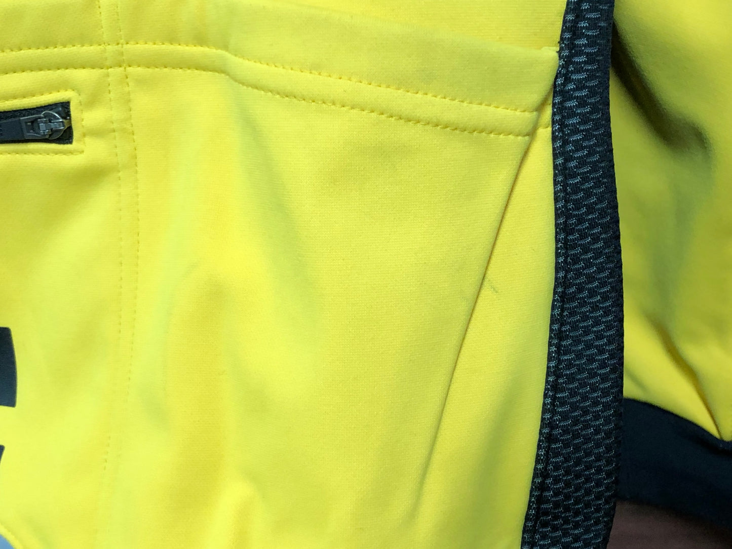 IN030 パールイズミ PEARL iZUMi 長袖 サイクルジャケット 裏起毛 黒黄 L