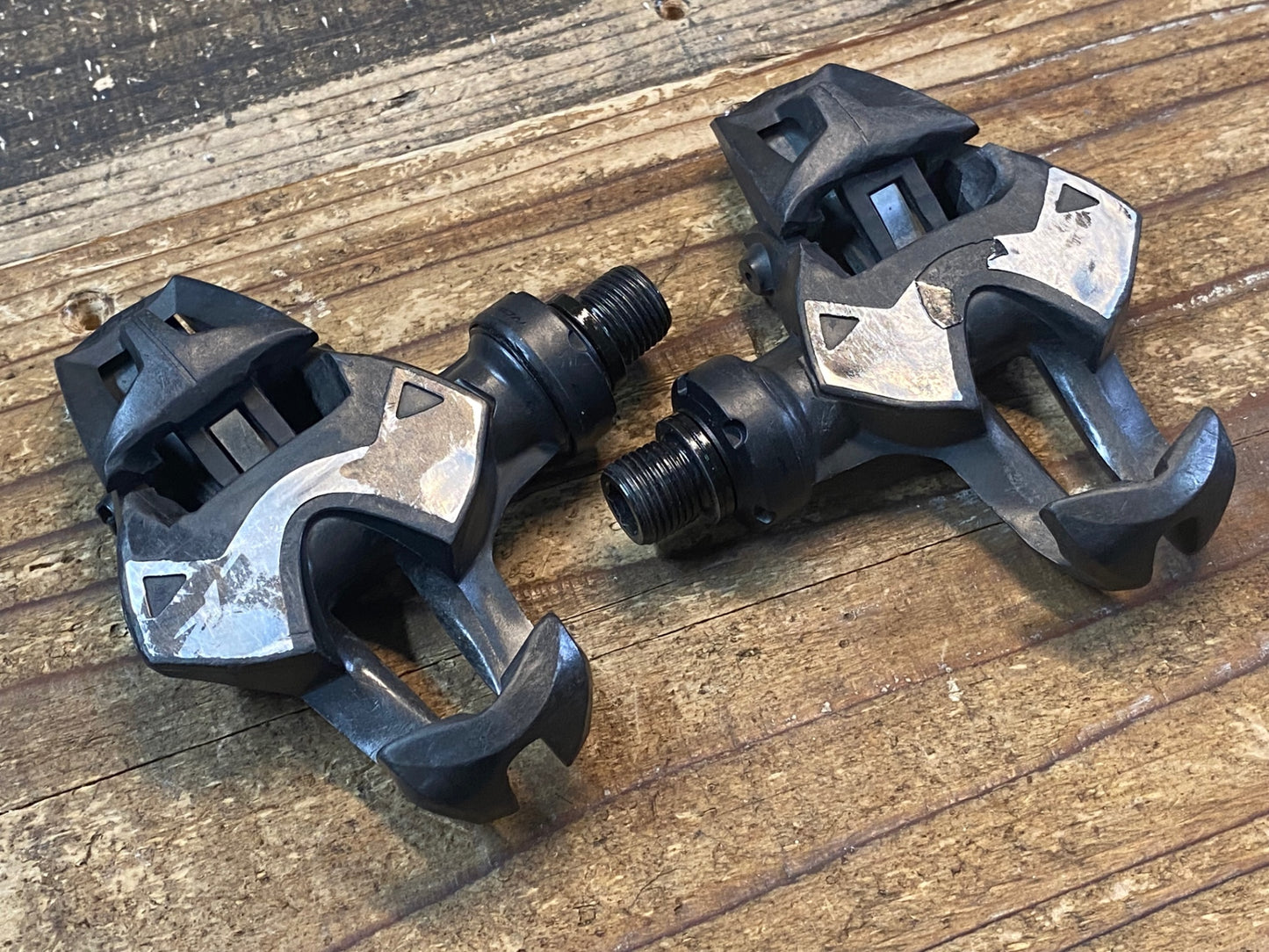 IS493 マヴィック MAVIC ゼリウム ZXELLIUM SLR ビンディングペダル ※軸ガタ、踏み面擦れ、板ばね割れ ジャンク