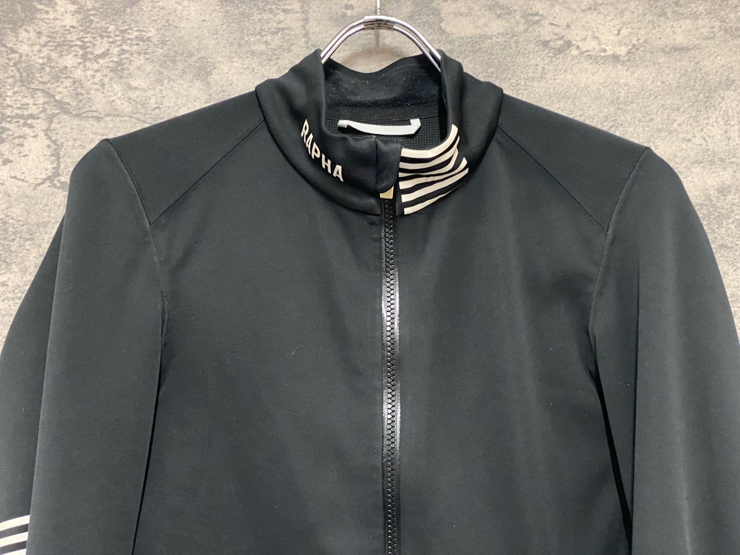 IY090 ラファ Rapha PRO TEAM SOFTSHELL JACKET 長袖 サイクルジャケット 黒 S