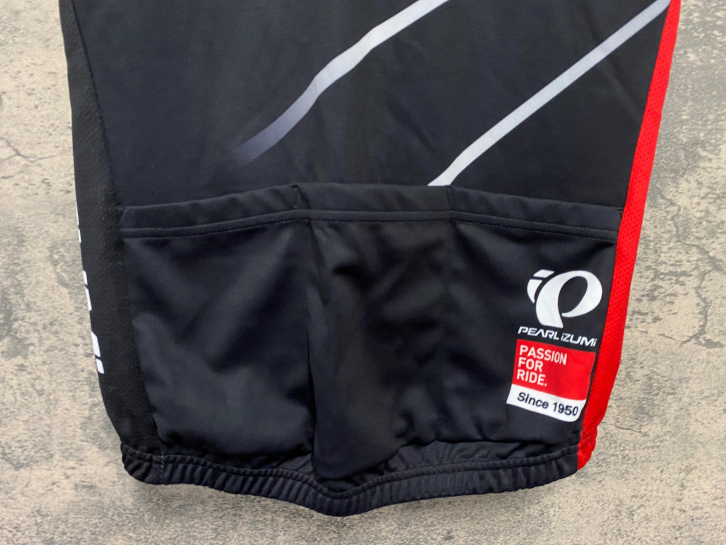 JA265 パールイズミ PEARL iZUMi 半袖 サイクルジャージ 黒 赤 S