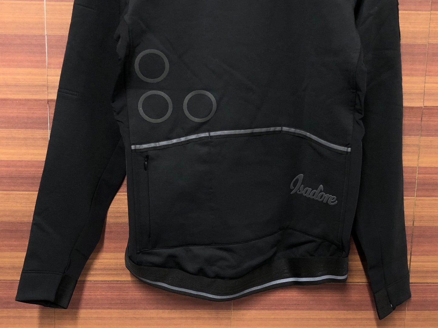 IT775 イザドア ISADORE サイクルジャケット 黒/グレー S