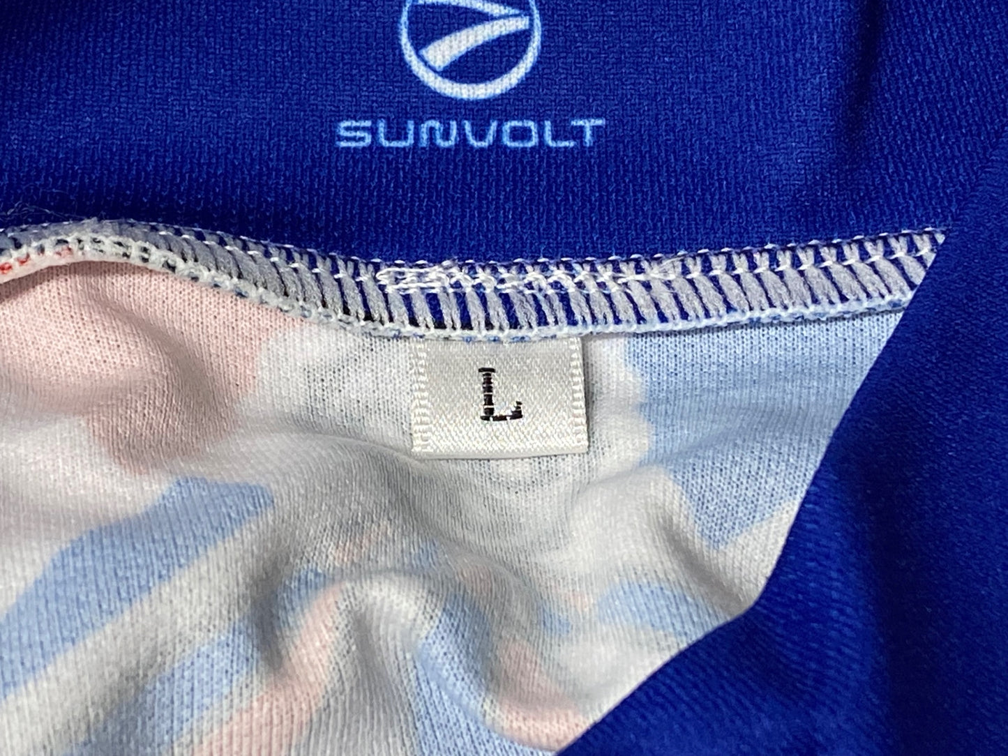 IS010 サンボルト SUNVOLT 半袖 サイクルジャージ 白 L grupetto 絹山サメハル