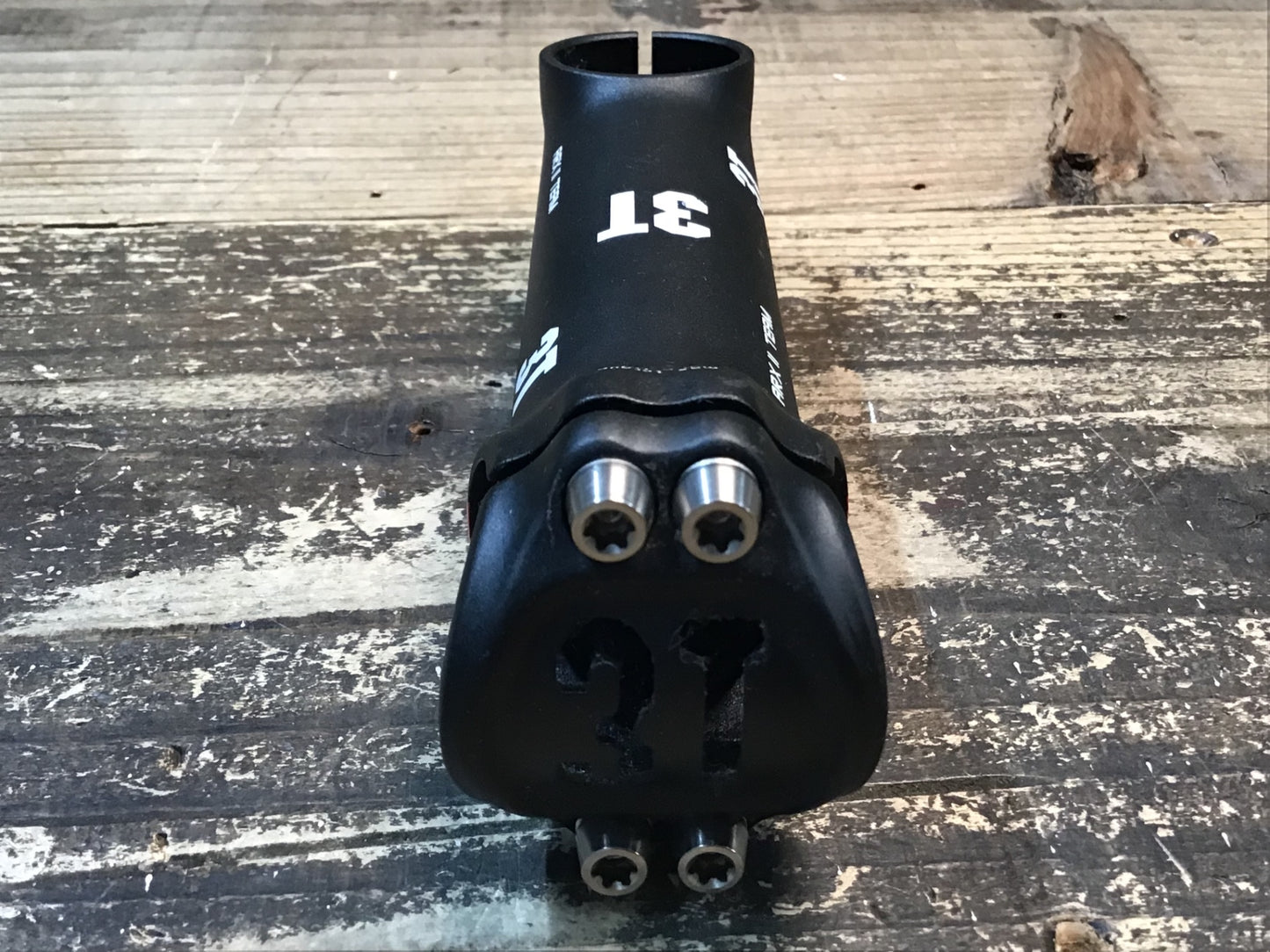 IW527 3T ARX2 TEAM アルミ ステム 黒 赤 120mm Φ31.8 OS 6°