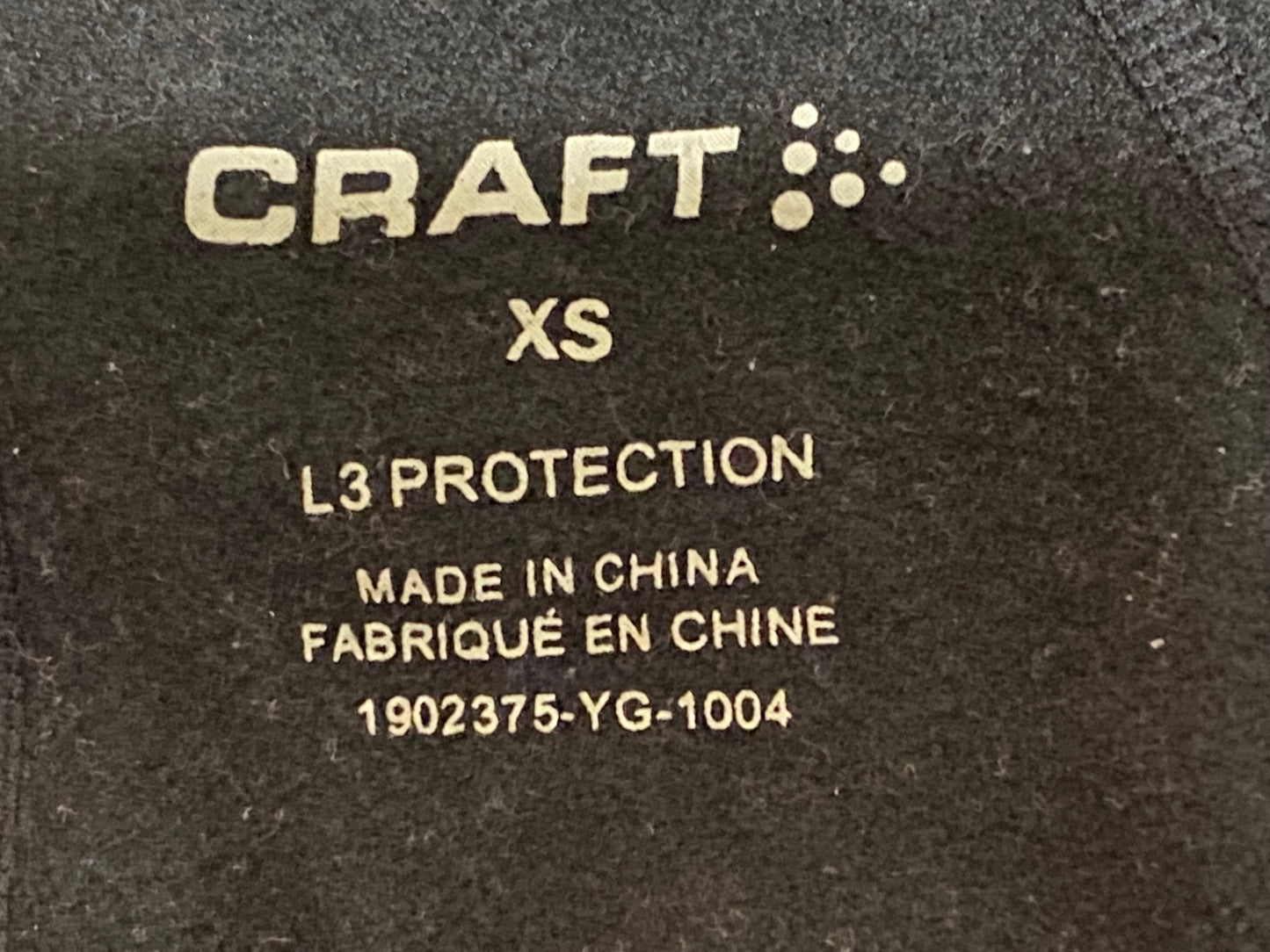 IF737 クラフト CRAFT レーサータイツ 黒 XS 裏起毛