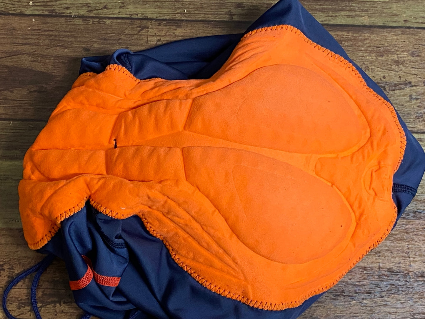 JA175 ルコックスポルティフ le coq sportif レーサーパンツ 紺 赤 S