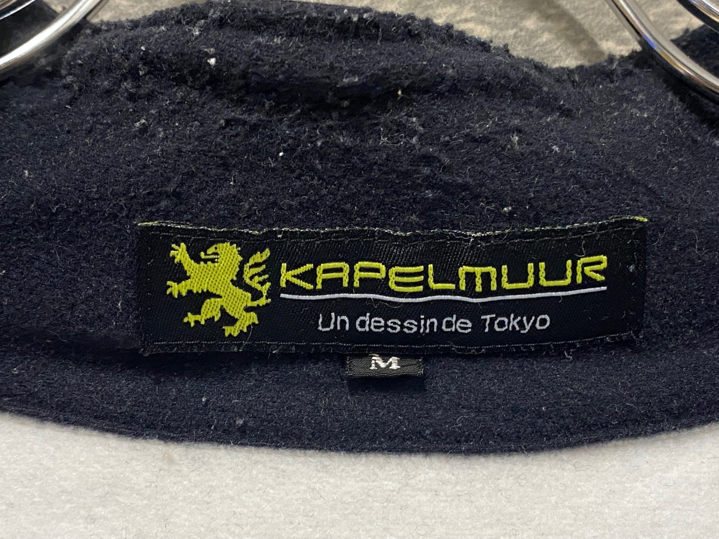 IZ552 カペルミュール KAPELMUUR 長袖サイクルジャケット 黒赤紫 M 裏起毛 ※毛玉