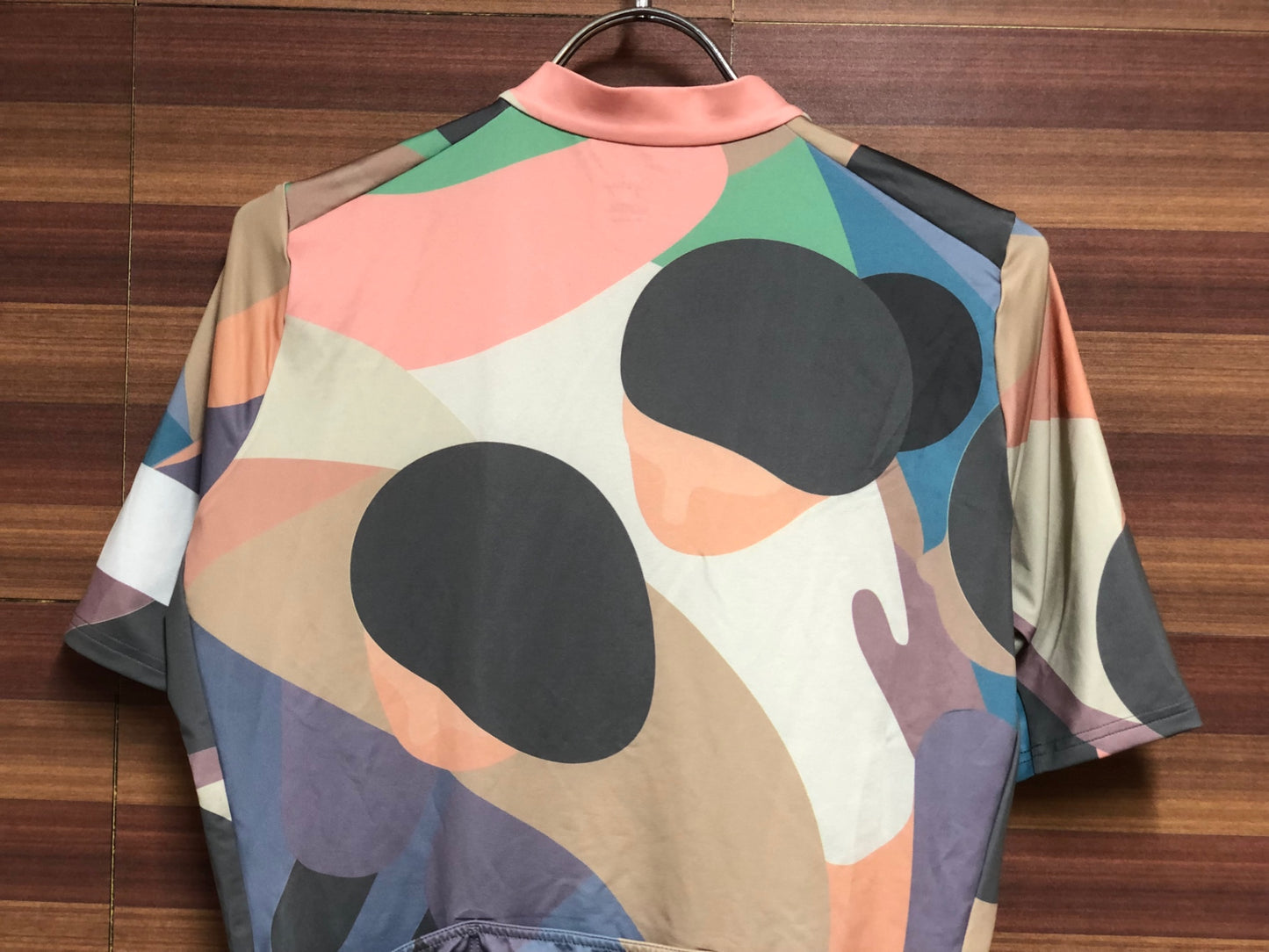 IJ596 ラファ Rapha MIDWEIGHT RACE JERSEY 半袖 サイクルジャージ 総柄 M